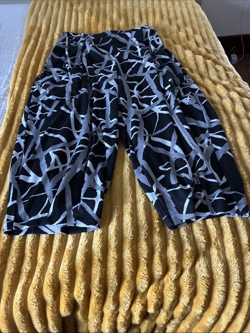 Chalet et ceci, xl, flat front pant, pockets, elastic waist